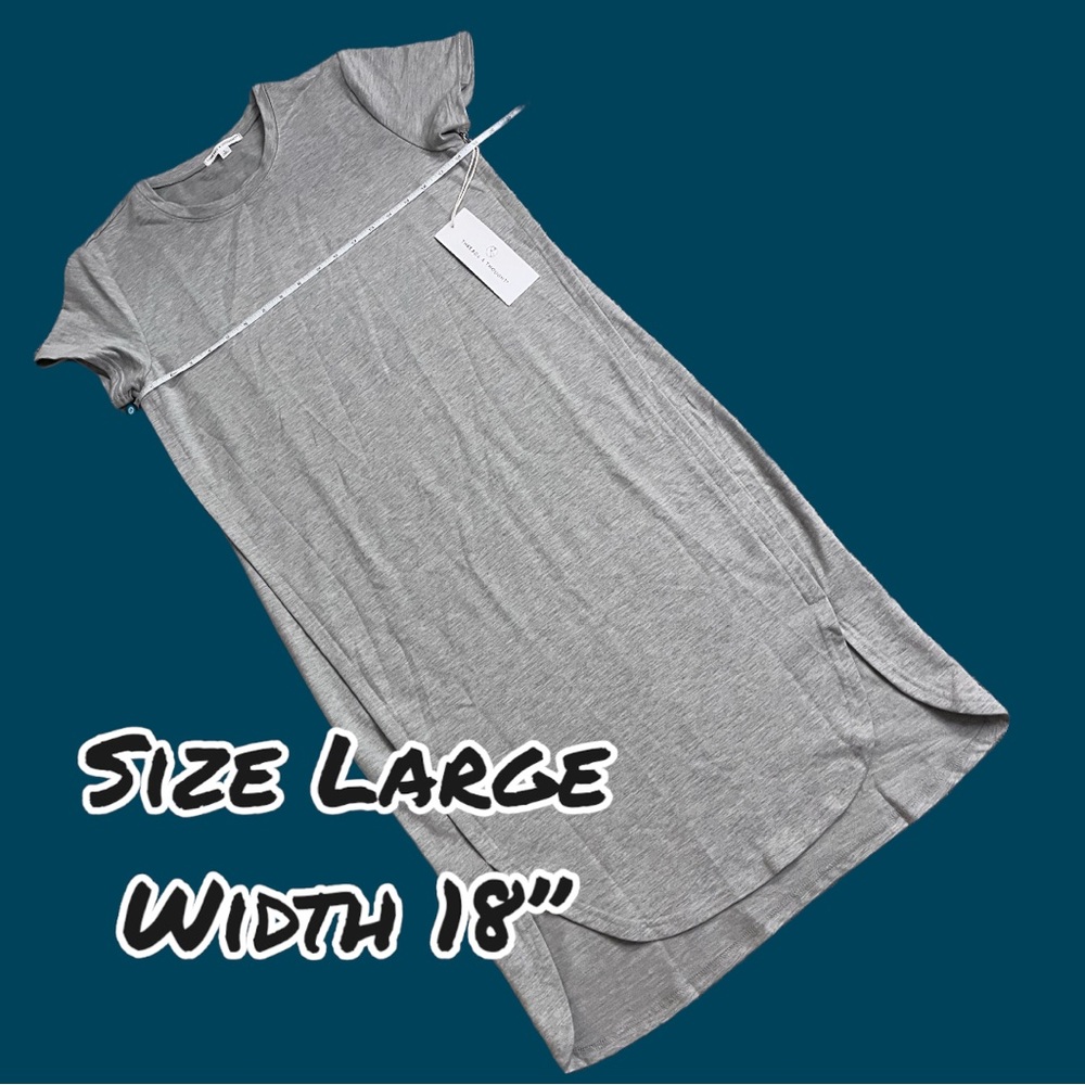 ✨HOST PICK! ✨NWT Threads4 Thought high-low t-shirt dress in heather grey ♻️🌱✨ - Picture 7 of 12